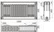 Радиатор стальной панельный KALITE 22 сторона 500х1000, 1000 мм