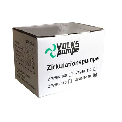 Насос циркуляционный VOLKS pumpe ZP25/6 130мм + гайки