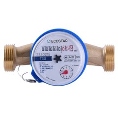 Счетчик холодной воды ECOSTAR DN20 3/4 " БЕЗ ШТУЦЕРА L110 E-C 4,0