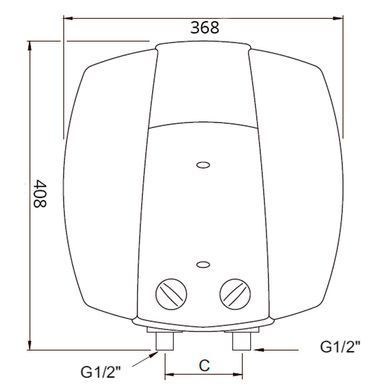 Водонагрівач Bosch Tronic 2000 TR 2000 15 B / 15л 1500W (над мийкою)